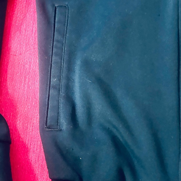 Adidas sports jersey S/P Unisex Navy blue with stripes on sides - Picture 3 of 9